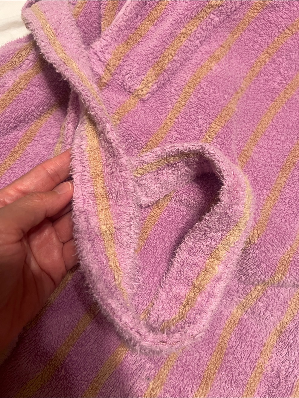 Brooklinen Striped Bath Robe - Picture 9 of 9